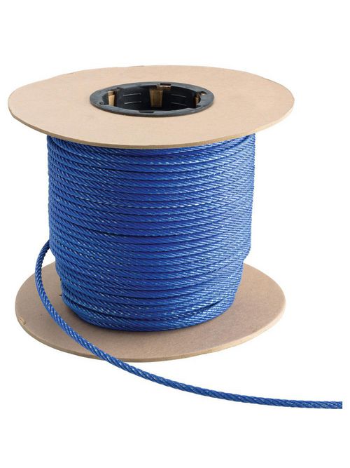 Product image for Caddy CSB36CBL #36 Blue Restraint Cable, Steel, 3/16" Dia., 250ft Reel