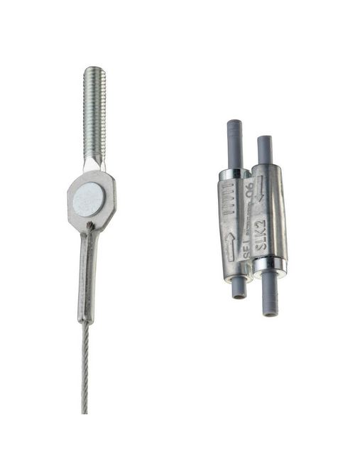 Product image for Caddy SLK3L1SE375 Caddy Speed Link SLK with Threaded Stud End, 3mm Wire, 3.3' Length, 3/8" Rod