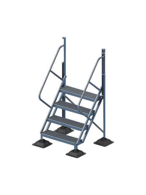 Product image for Caddy PCL50S2 Caddy Pyramid Crossover Ladder, 50?, 20" Walkway Height, 2 Steps
