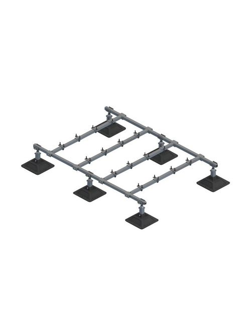Product image for Caddy PEK6B Rooftop Pyramid Equipment Support Kit, 6 Post Base, 85 1/2"