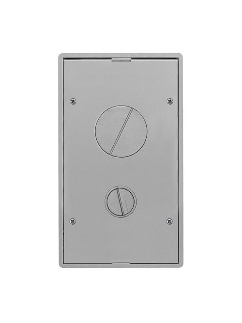 Product image for Hubbell 2GTFFCVRALU2G TILE FF CVR, ALUMINUM POWDER