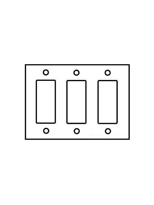 Product image for Hubbell HPS3WA 3G NYLON PLATE