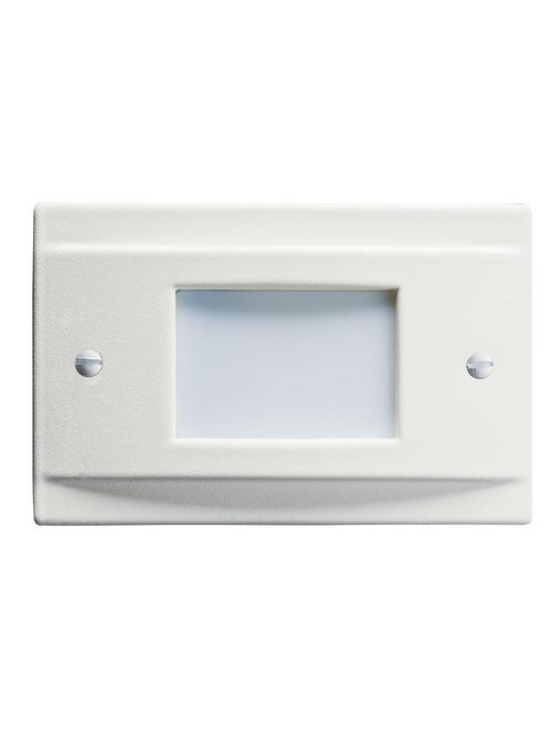 Product image for Kichler 12665WH LED STEP LIGHT NON DIMMABLE