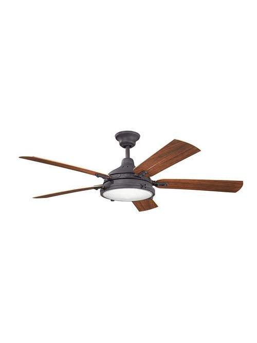 Product image for Kichler 310117DBK 60" Hatteras Bay Patio Fan
