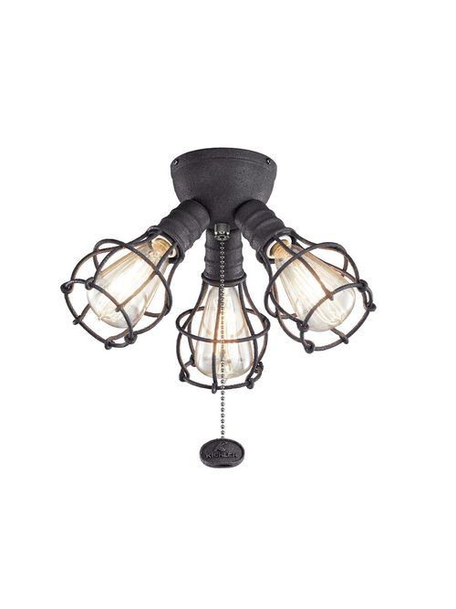 Product image for Kichler 370041DBK Industrial 3 Light F