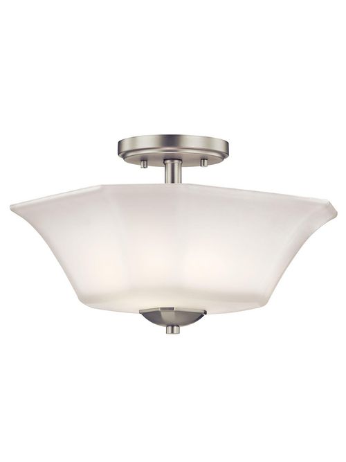 Product image for Kichler 43636NI Semi Flush 2Lt