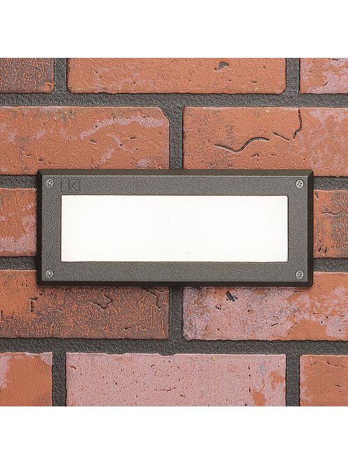 Product image for Kichler 15774AZT27R DECK LED 2W BRICK LIGHT LNDSCP