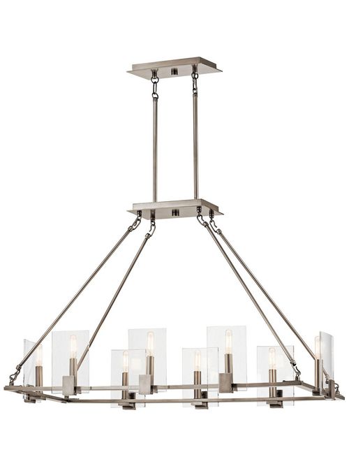 Product image for Kichler 43703CLP Linear Chandelier 8Lt