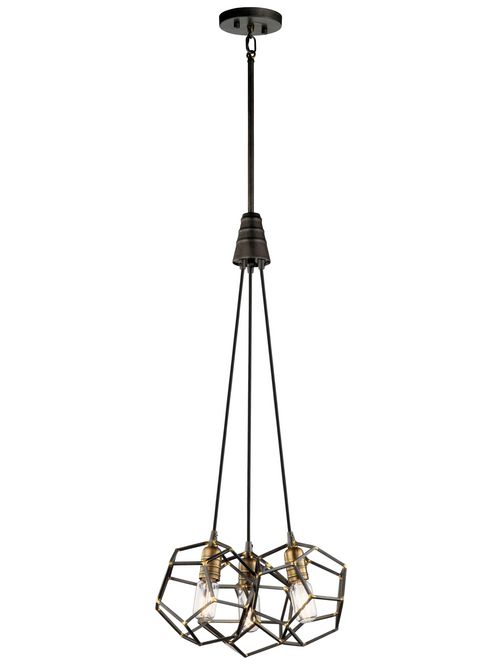 Product image for Kichler 43717RS Pendant 3Lt