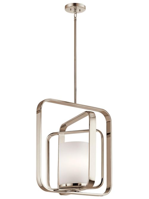 Product image for Kichler 43783PN Chandelier/Pendant 1Lt