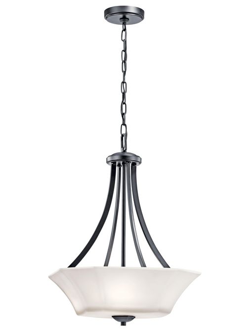 Product image for Kichler 43635BK Pendant 3Lt
