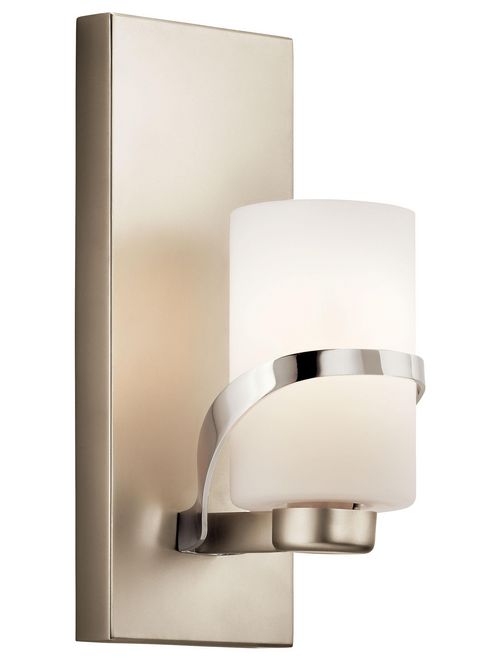 Product image for Kichler 45627PN Wall Sconce 1Lt