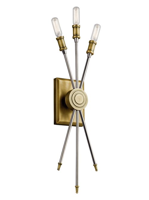 Product image for Kichler 42203NBR Wall Sconce 3Lt