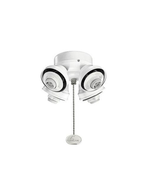 Product image for Kichler 350011MWH 4 Light Turtle Fitte