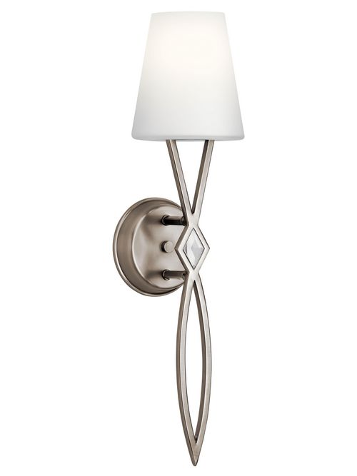 Product image for Kichler 43415CLP Wall Sconce 1Lt