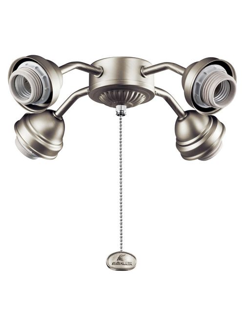 Product image for Kichler 350005NI 4 Light Bent Arm Fitt
