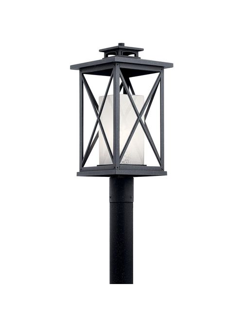 Product image for Kichler 49773DBK Outdoor Post Mt 1Lt