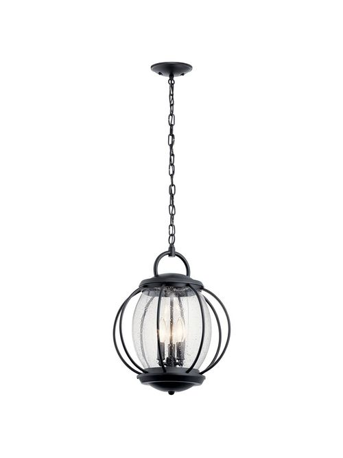 Product image for Kichler 49731BKT Outdoor Pendant 3Lt