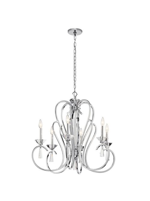 Product image for Kichler 42894CH Chandelier 6Lt