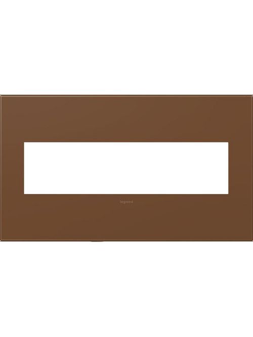 Product image for Pass & Seymour AWP4GCP4 adorne 4Gang Wall Plate - Cappuccino