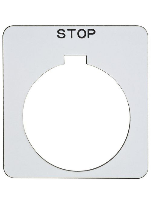 Product image for SQD 9001KN202WP PUSH BUTTON LEGEND