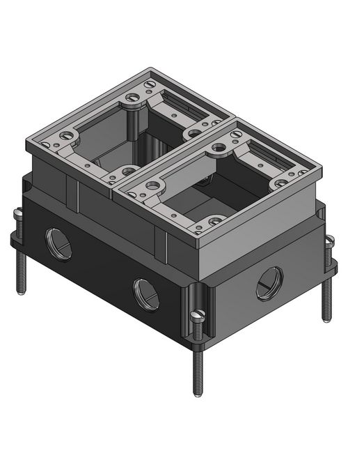 SC 642-AL 2-G FLUSH FLR-BX HUB3/4IN SC 642-AL 2-G FLUSH FLR-BX HUB3/4IN