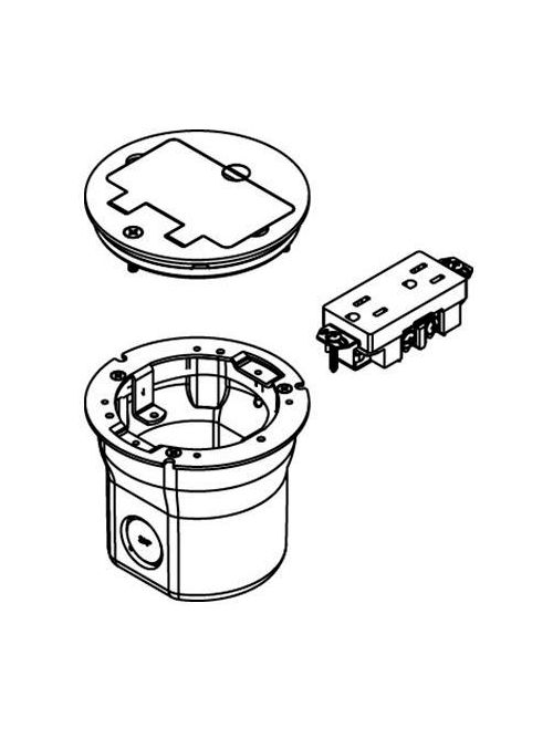 Product image for WLK 862TGFAL FLR BX W/AL CVR