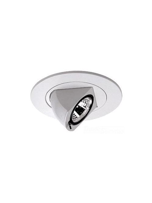 Product image for 4" Low Voltage Die-Cast Adjustable Round Trim - White