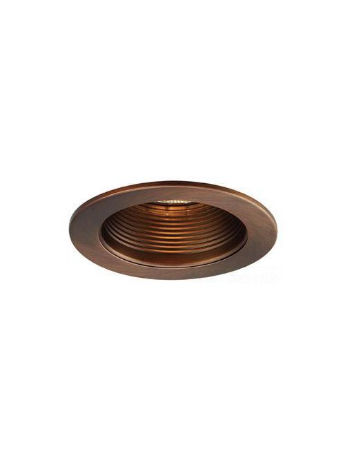 Product image for 4" Line Voltage Downlight Step Baffle Trim - Copper Bronze