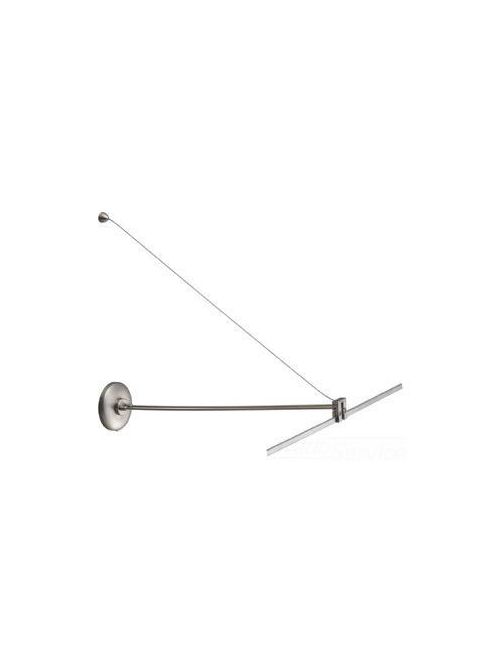 Product image for WAC LM-OWP-BN LV MONORAIL WALL EXT BRACKET PWR FEED