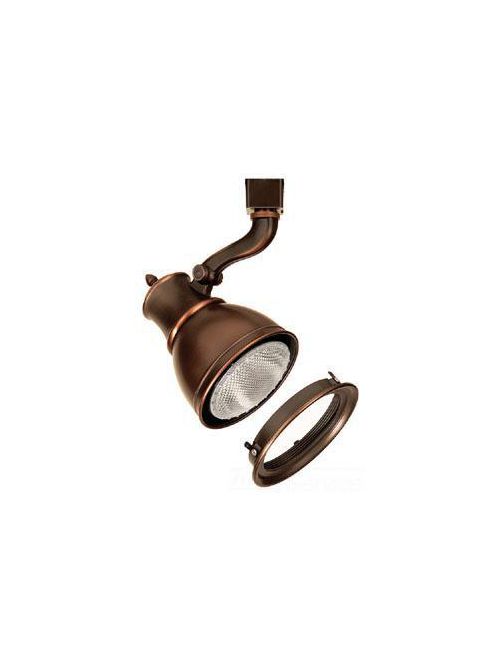 Product image for WAC JTK-798-LENS-AB J SERIES LINE VOLT TRACK HEAD 75W W/LENS