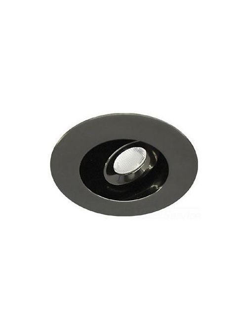 Product image for 1" LED Round Adjustable Downlight w/ Remote Driver - Gun Metal