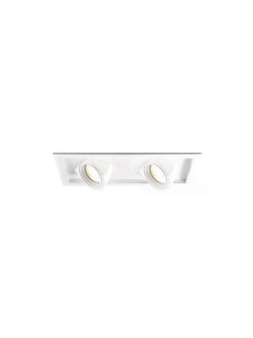 Product image for WAC MT-5LD225T-F35-WT TRIMS FOR 2 LIGHT TESLA LED MULTIPLE SPOT - FLOOD 3500K