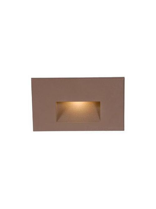 Product image for LEDme 5" 277V LED Horizontal Scoop Step Light - Bronze - 3000K