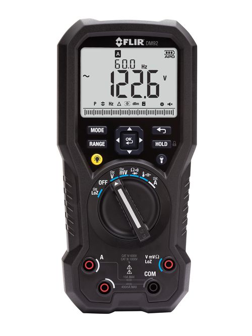 Product image for FLIR DM92 Industrial DMM with LoZ a