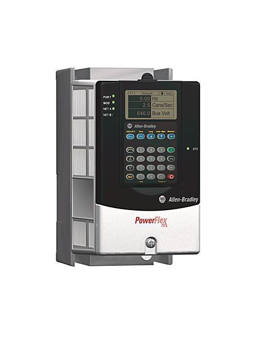 Product image for Allen Bradley 20AD034M0AYNANC0 PowerFlex 70 34 A 25 Hp AC Drive