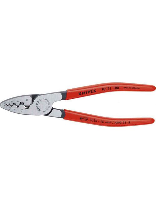 Product image for KNIPEX 97-71-180 7-1/4 CBL CRMPNG PLR