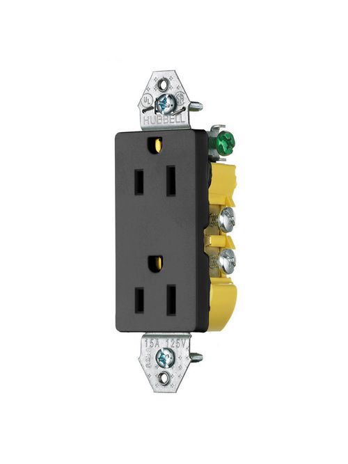 Product image for HWDK RRD15KBK RESI DUP RCPT, 15A 12