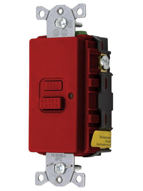 Product image for HUBBELL GFBF20RLA CIRCUIT GUARD LED BLANK FACE GFCI