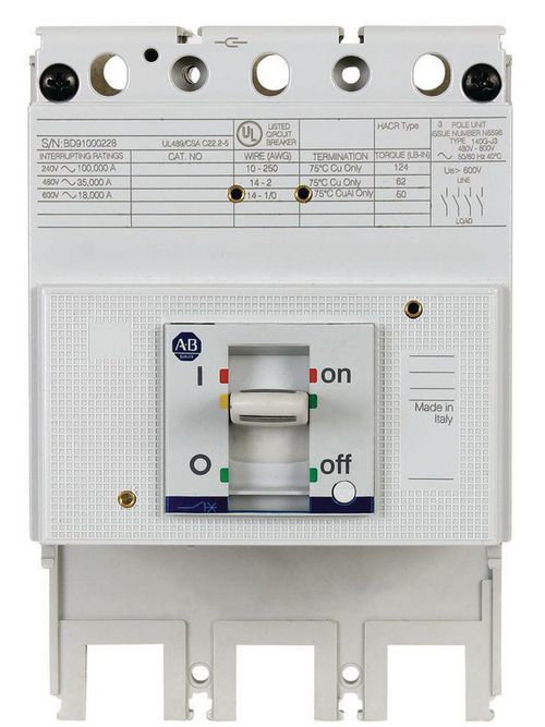 Product image for A-B 140G-H0X3 140G 125A Molded Case