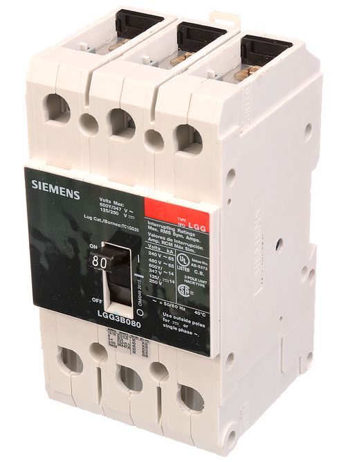 Siemens Ca LGG3B060L LGG MCCB, 600/ Siemens Ca LGG3B060L LGG MCCB, 600/
