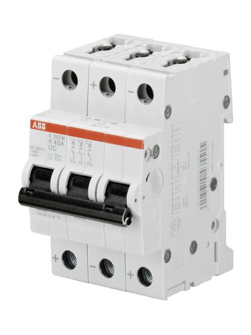 ABB S203MUC-K6 MCB S200MUC 3P K 6A ABB S203MUC-K6 MCB S200MUC 3P K 6A