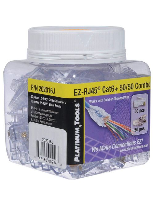 PLATINUM 202016J EZ-RJ45 C6+50 Comb PLATINUM 202016J EZ-RJ45 C6+50 Comb