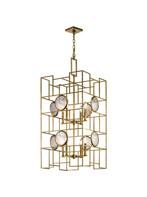 Product image for Kichler 43935NBR Foyer Chandelier 8Lt