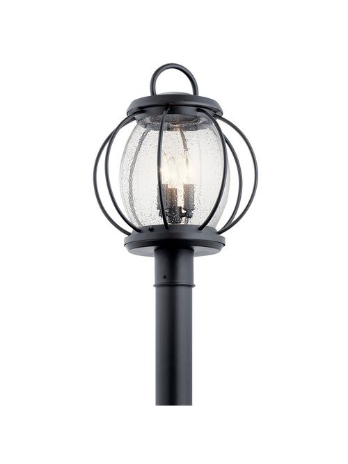 Product image for Kichler 49730BKT Outdoor Post Mt 3Lt