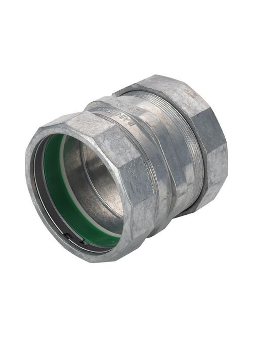 Bridgeport 268-RT 3-1/2" Raintight Compression Coupling, Zinc Die Cast Bridgeport 268-RT 3-1/2" Raintight Compression Coupling, Zinc Die Cast