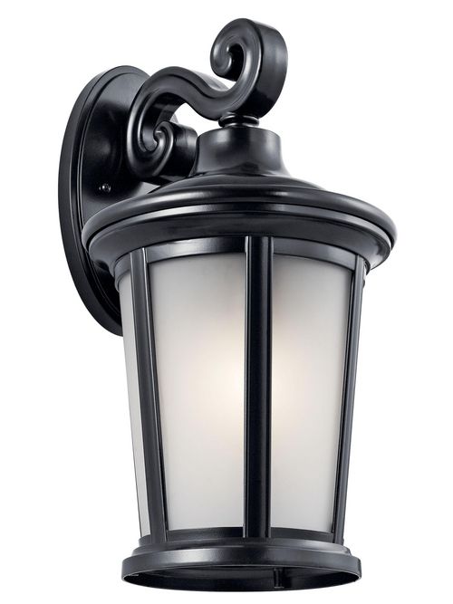 Product image for Kichler 49656BK Outdoor Wall 1Lt