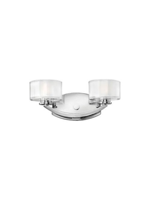 Product image for Meridian 2 Light Vanity - Chrome