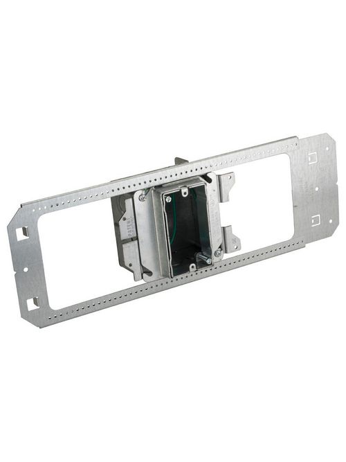 Product image for Caddy A1BFV1G Caddy All-in-One Between-Stud With Adjustable Mud Ring, Single Box, 1 Gang, 3-5/8"