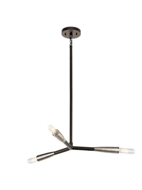 Product image for Kichler 43793BK Chandelier 3Lt
